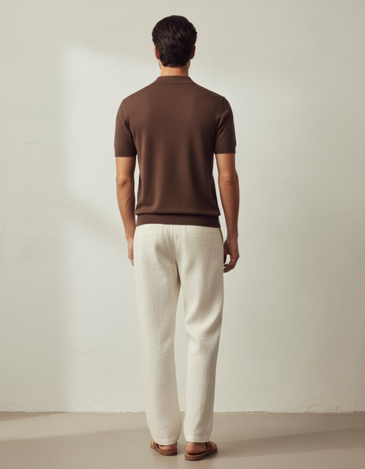 Coffee Brownstone - Polo Tee