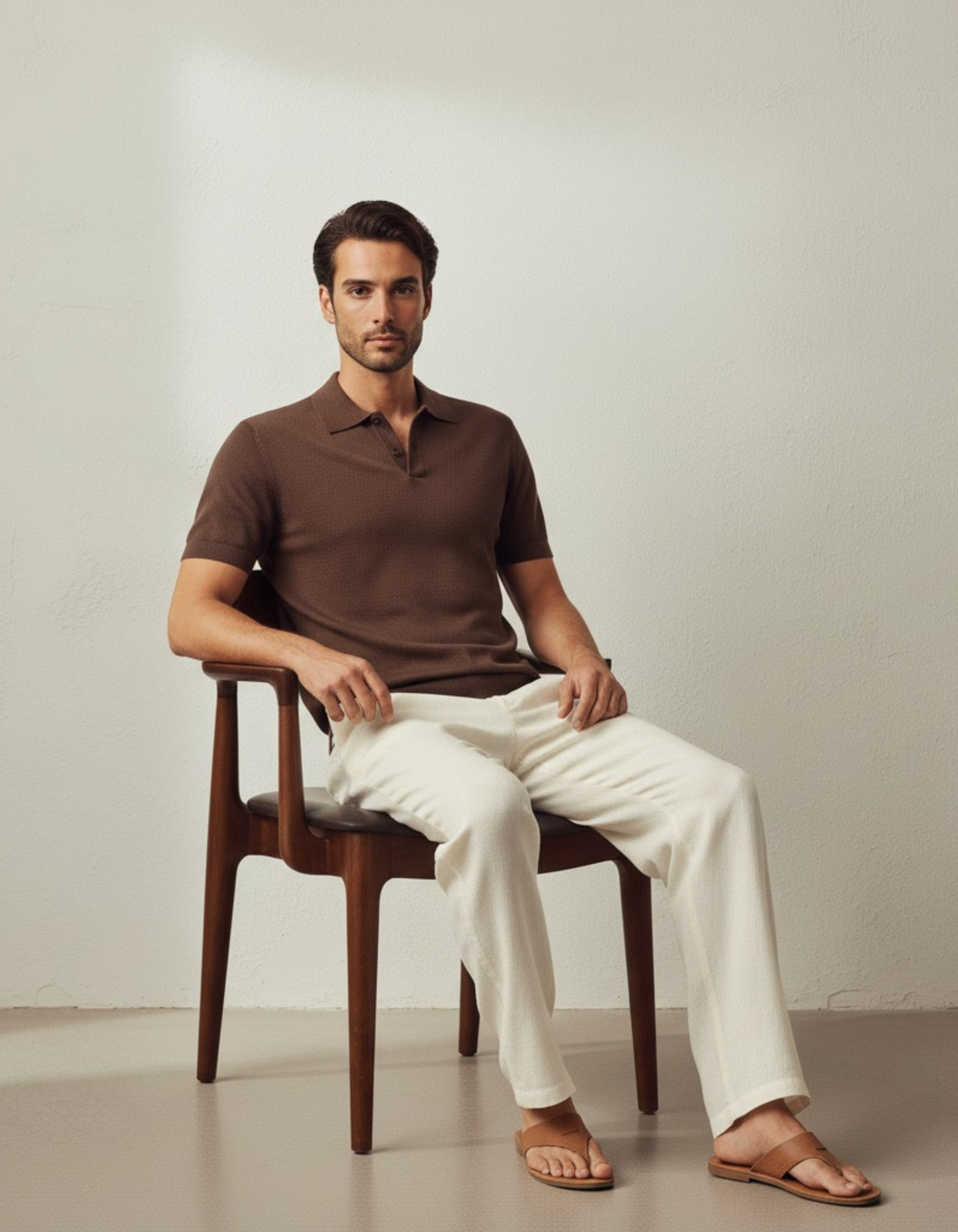 Coffee Brownstone - Polo Tee